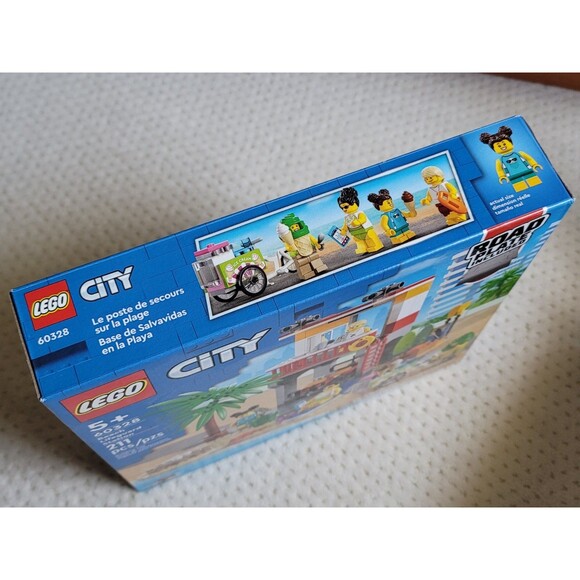 NIB LEGO® City Beach Lifeguard Station ATV 60328 includes Road Plate RETIRED - Picture 5 of 6